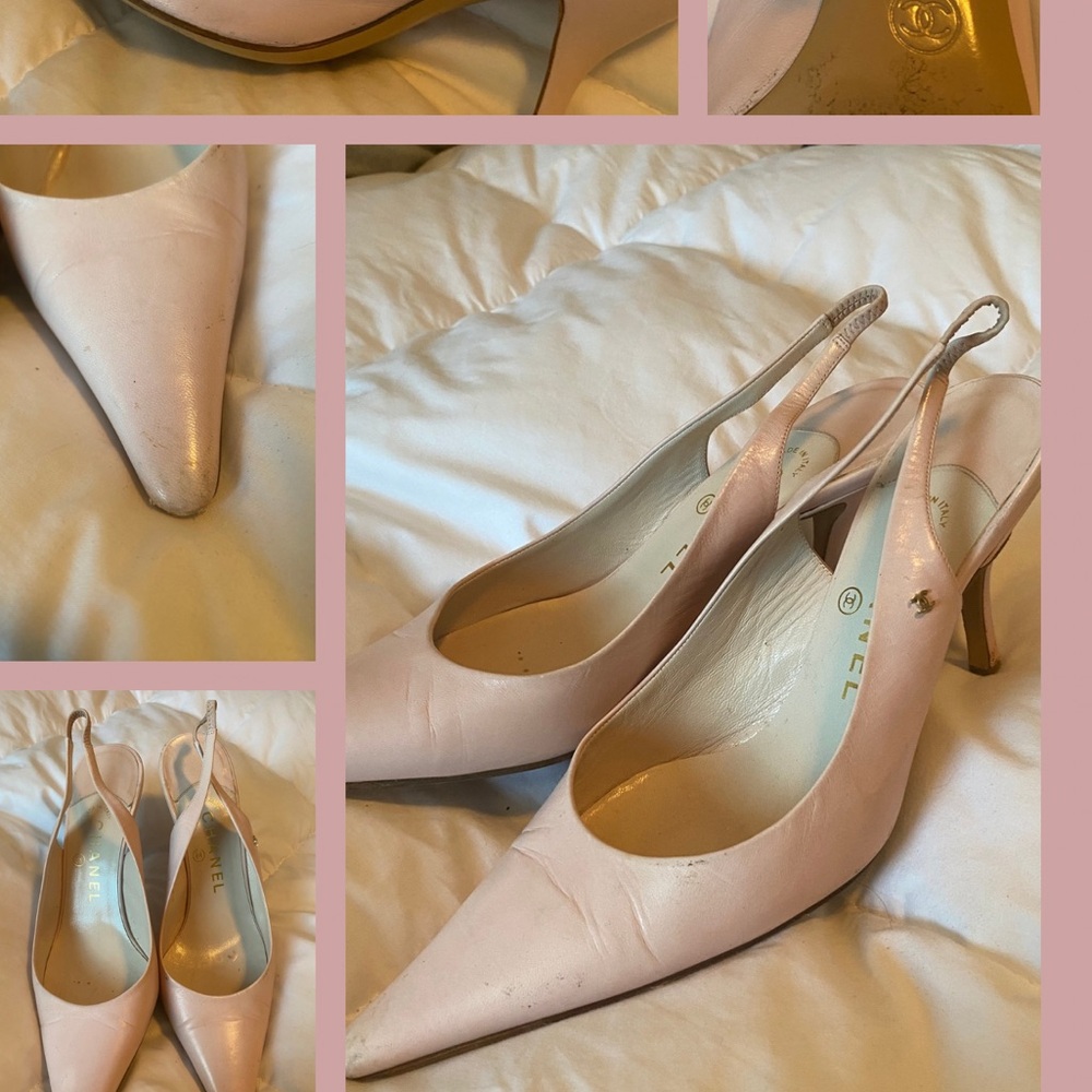 Elegant Pink Slingback Heels